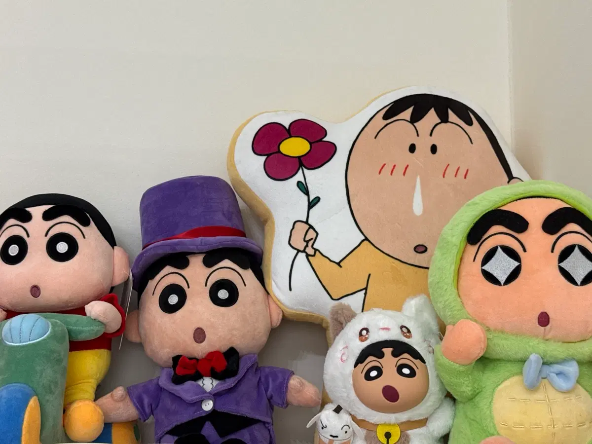 짱구 인형 세트 +맹구 쿠션 판매