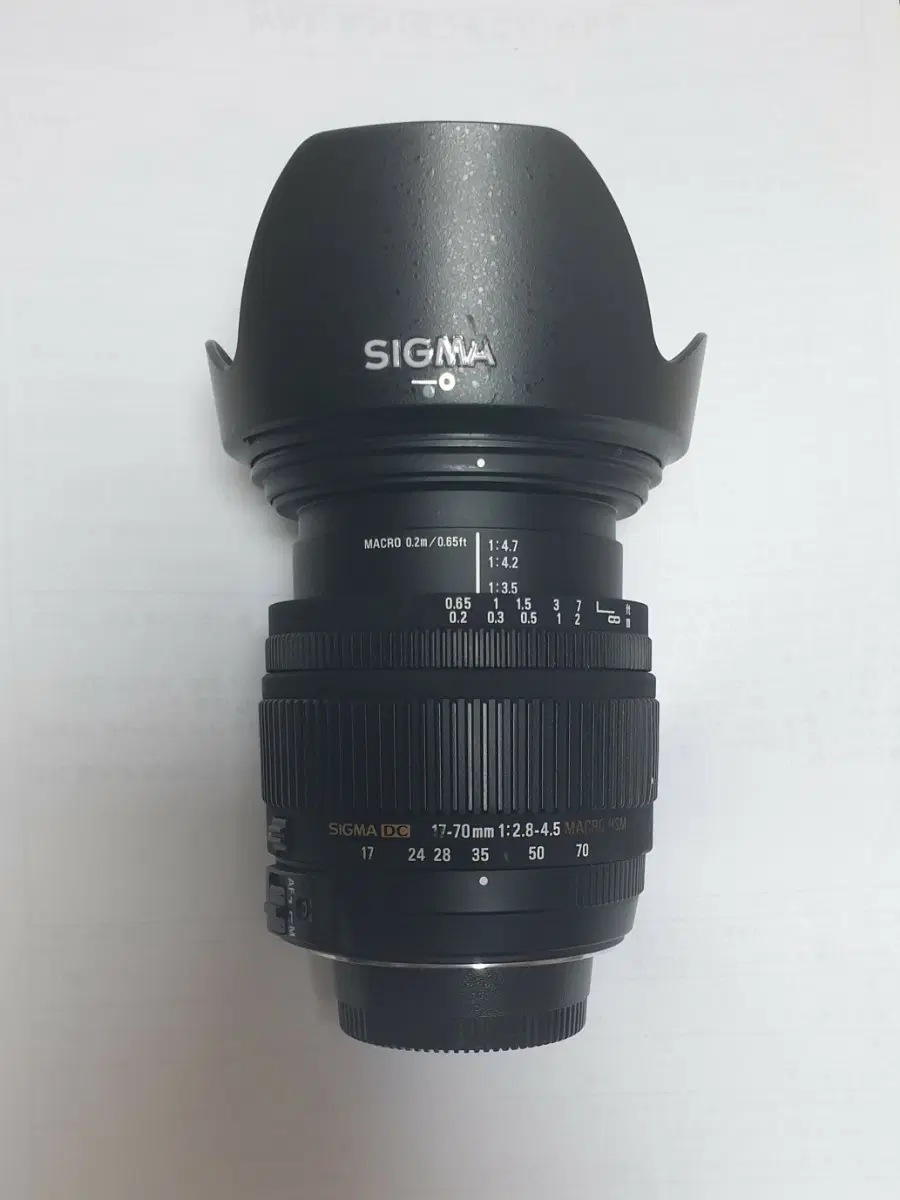 시그마DC17-70 mm2.8-4.5macro(니콘용)
