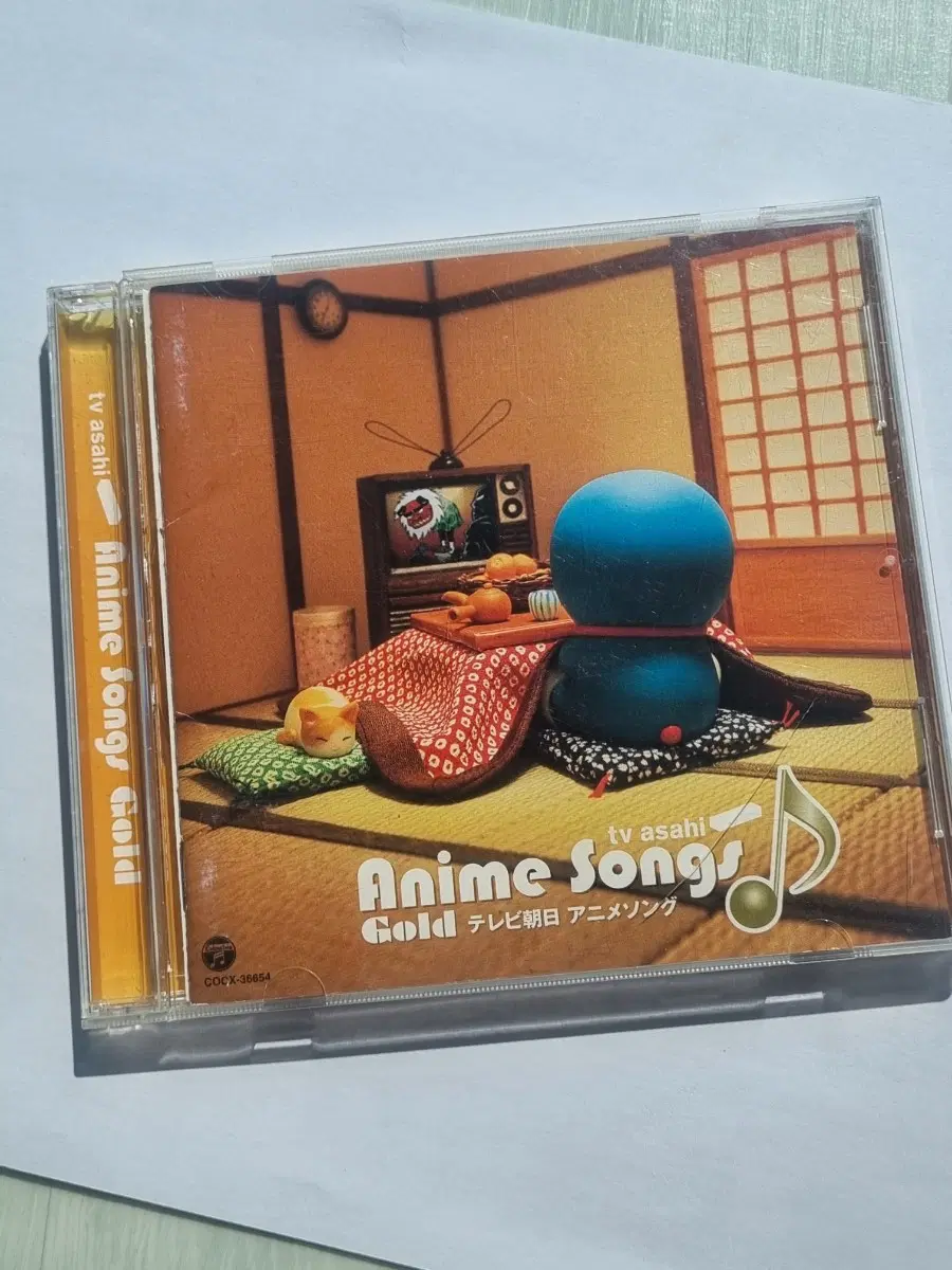 일본 빈티지 도라에몽 스탠바이미 CD 앨범 고전애니 짱구 테레비 애니메이션송