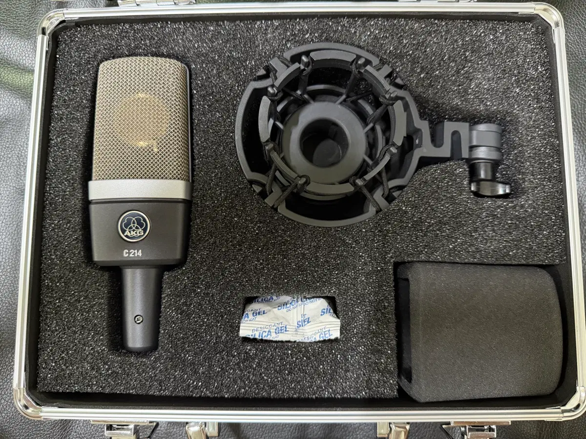 AKG C214 콘덴서 마이크 풀박스 정리합니다