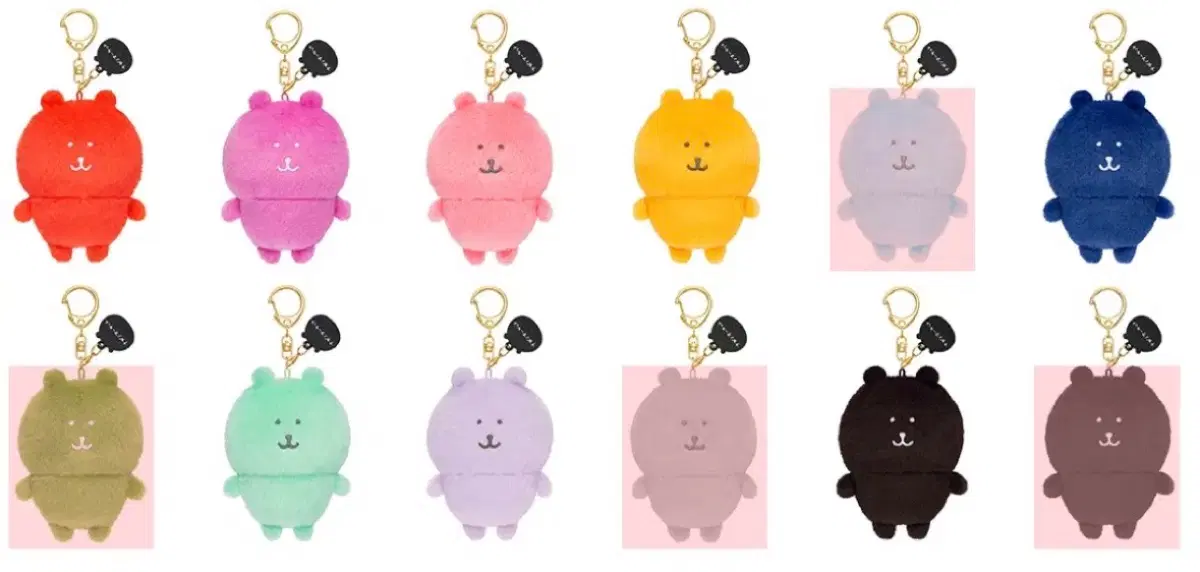 나가노마켓 컬러 농담곰