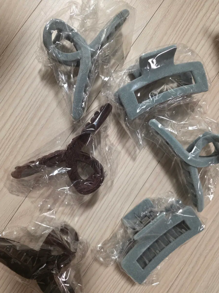 헤어 집게핀 세트 헤어핀 올림머리 6개