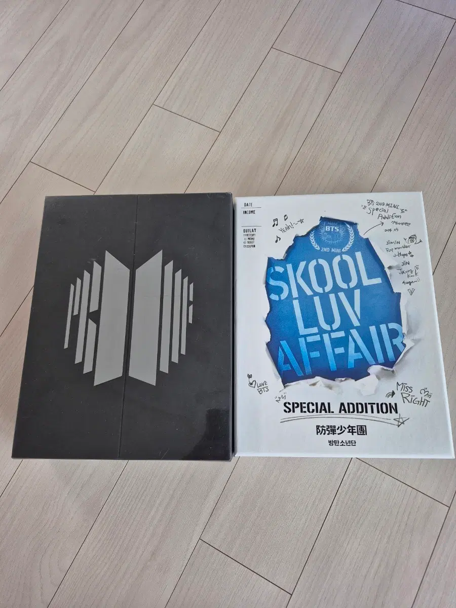 BTS Skool Luv Affair Proof 앨범2종 팝니다. 배송비포함