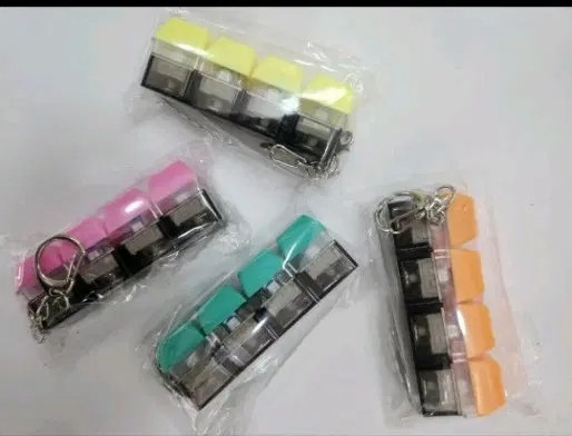 led 키캡 4구 클리커 키보드 클릭커 딸깍이