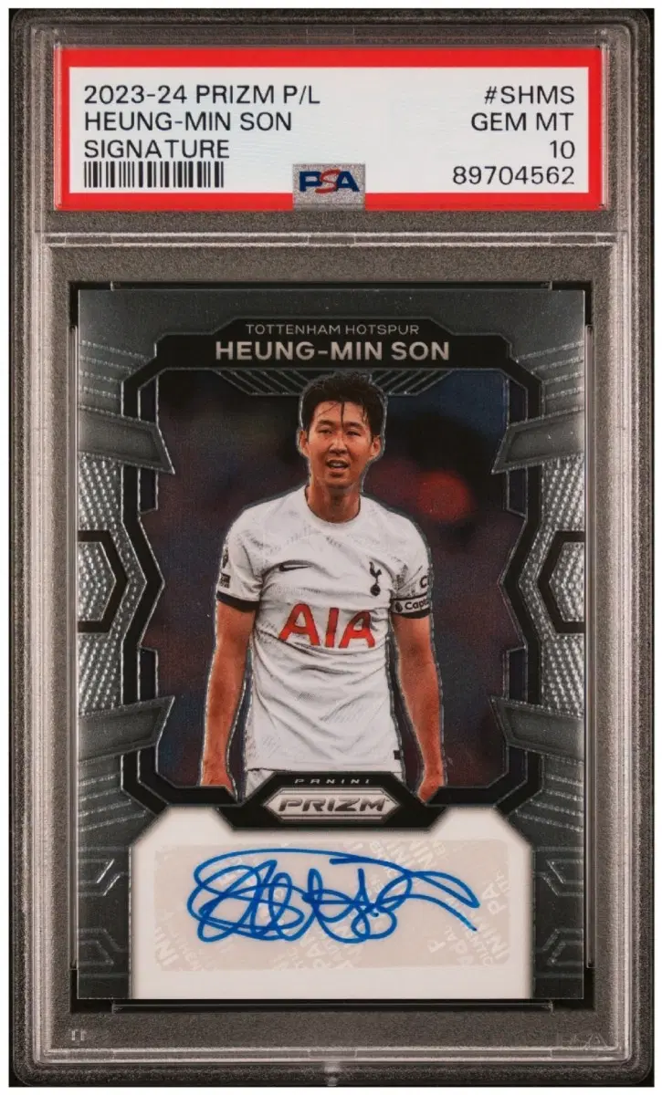 2324 P/L 파니니 프리즘 손흥민 psa10 오토 카드(케이스 장착)