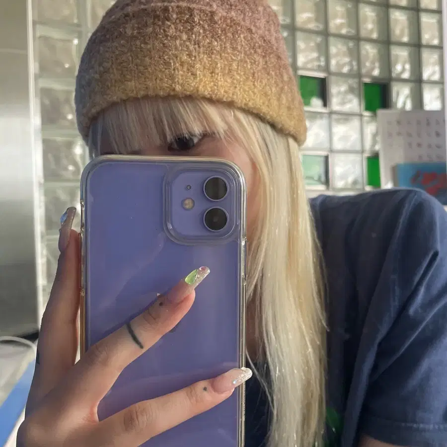 Beams 빔스 gradation knit hat