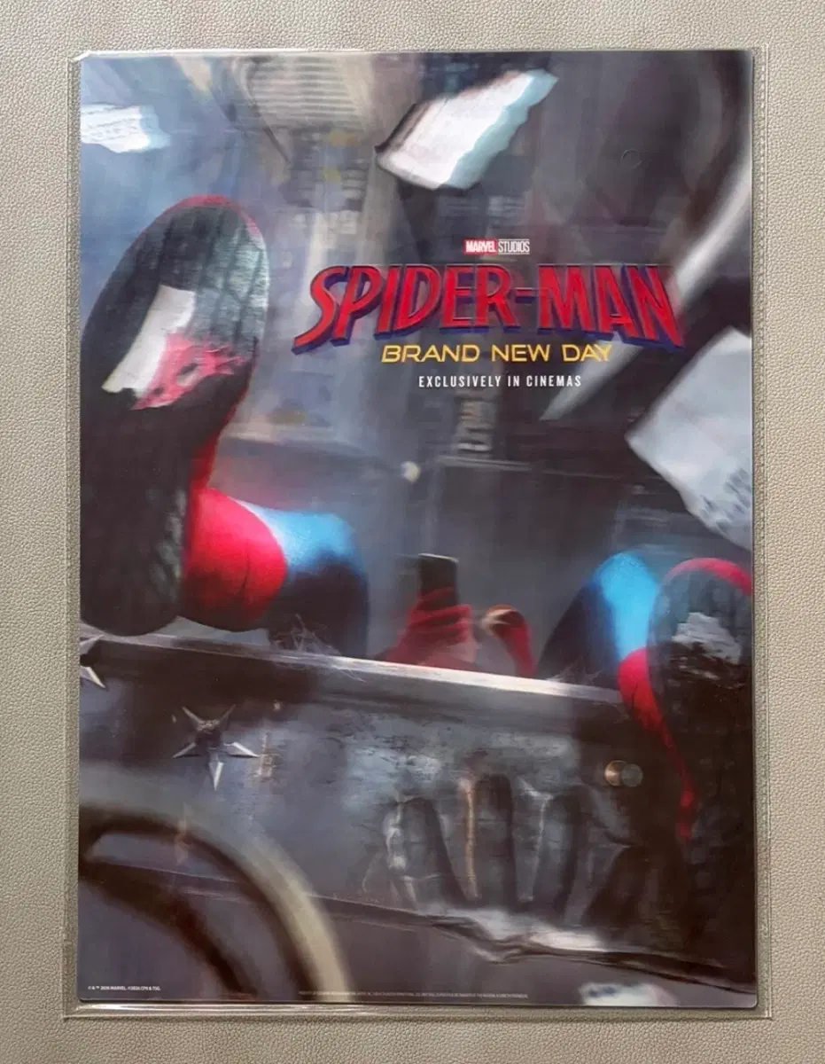 스파이더맨: 브랜드 뉴 데이 5주차 3D 렌티큘러 포스터