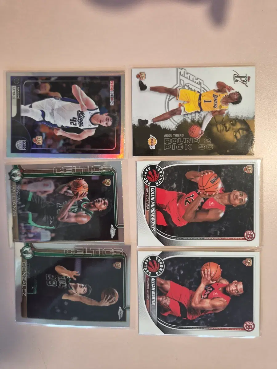 Topps MLB 및 NBA 카드 일괄 판매