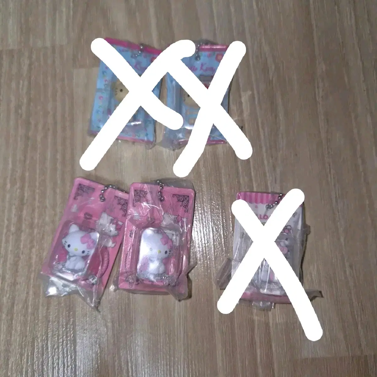헬로키티 패키지 미니어쳐 컬렌션 가챠 키링 (고양이키티)