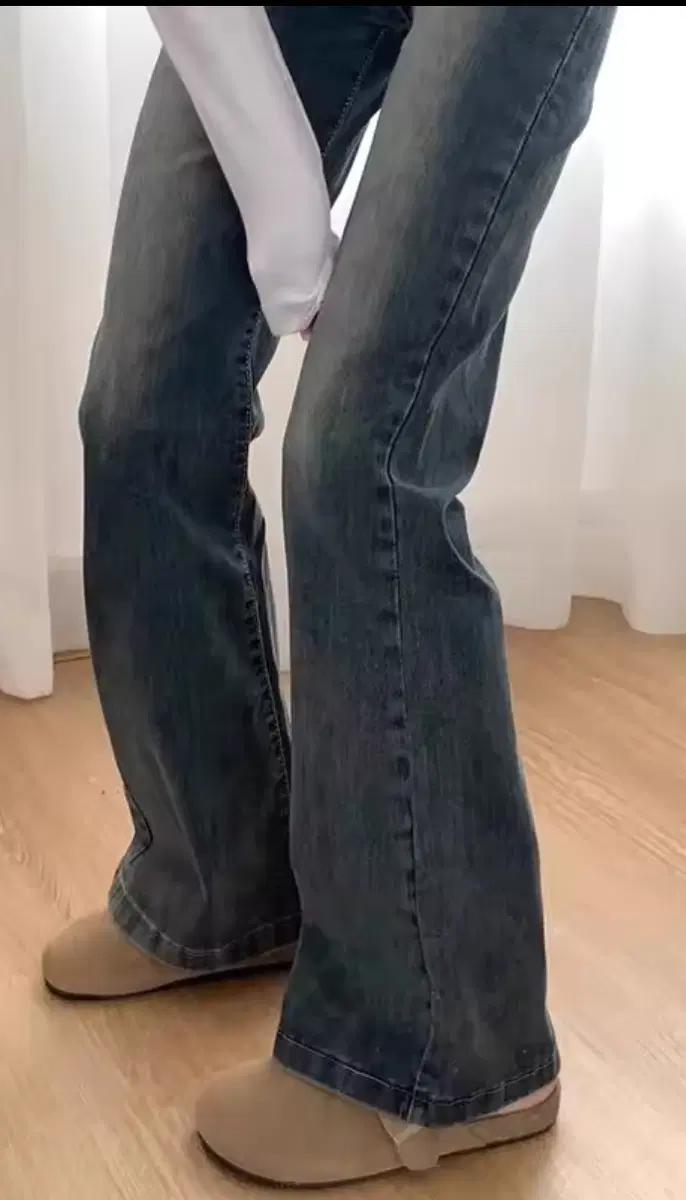 부츠컷 청바지