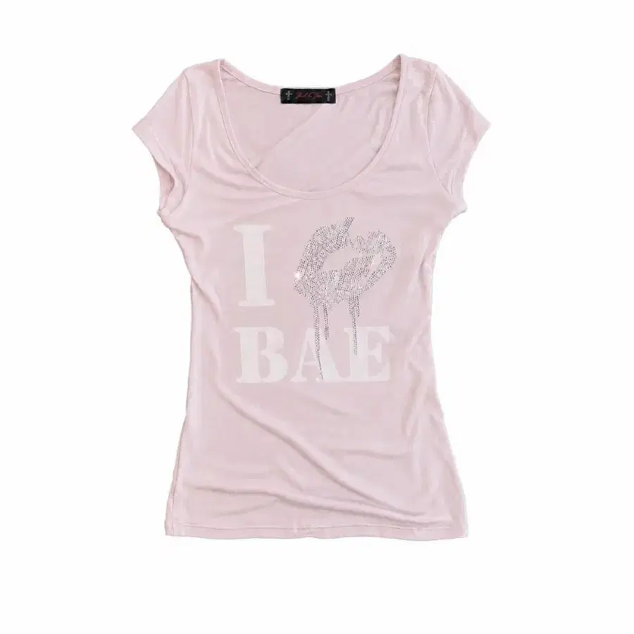 유스이즈유어스 슬리브 love short sleeve 베이비핑크