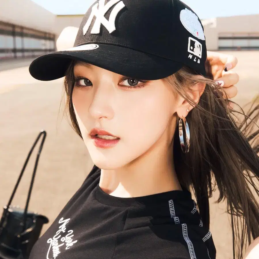 시그니처 올오버 패치 스트럭쳐 볼캡 뉴욕양키스