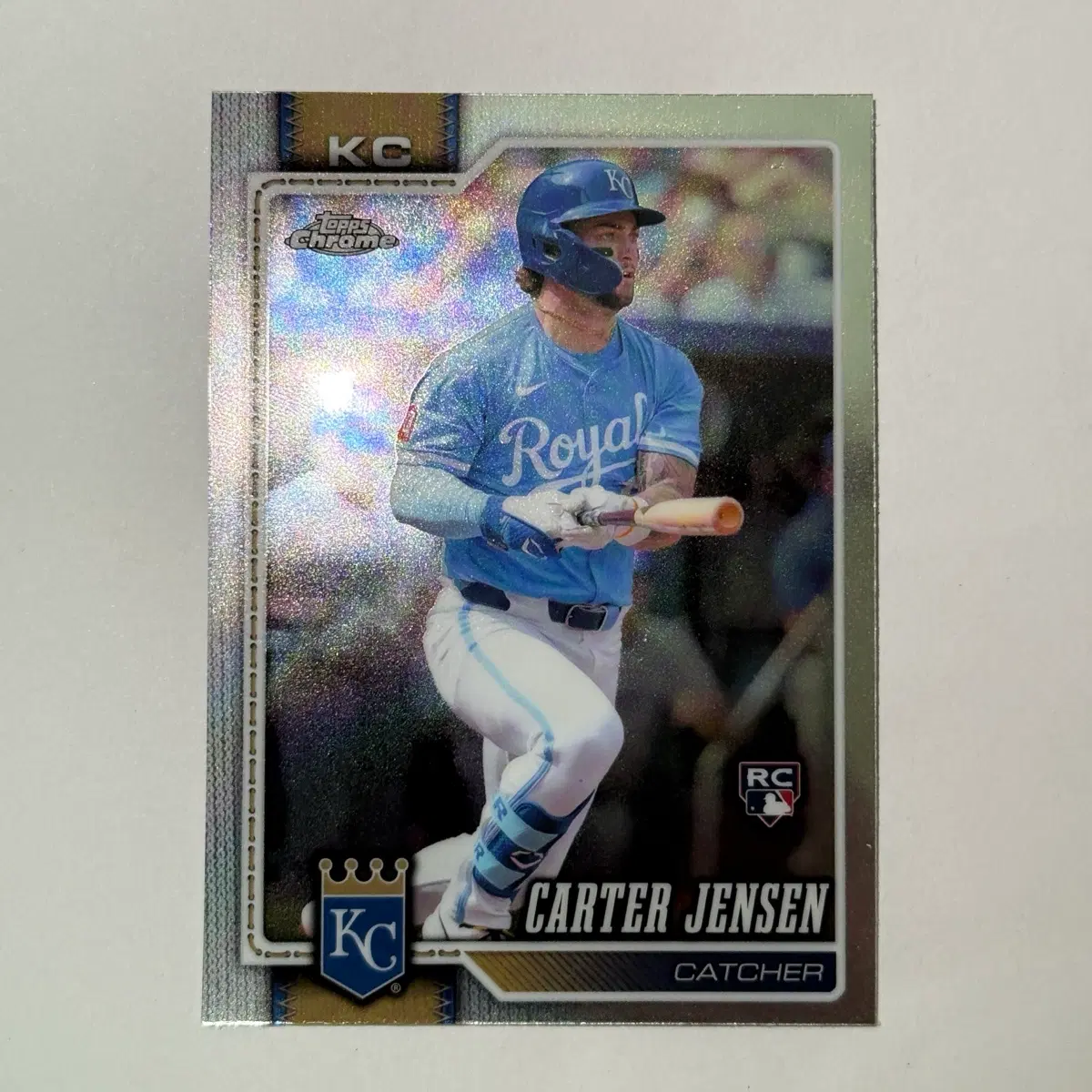 [루키] 캔자스 시티 카터 젠슨 루키 탑스크롬 MLB 야구카드