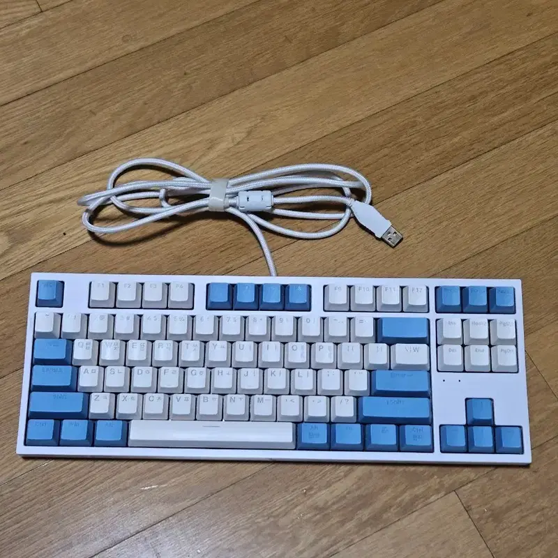 COX CK87 크림블루 기계식 키보드