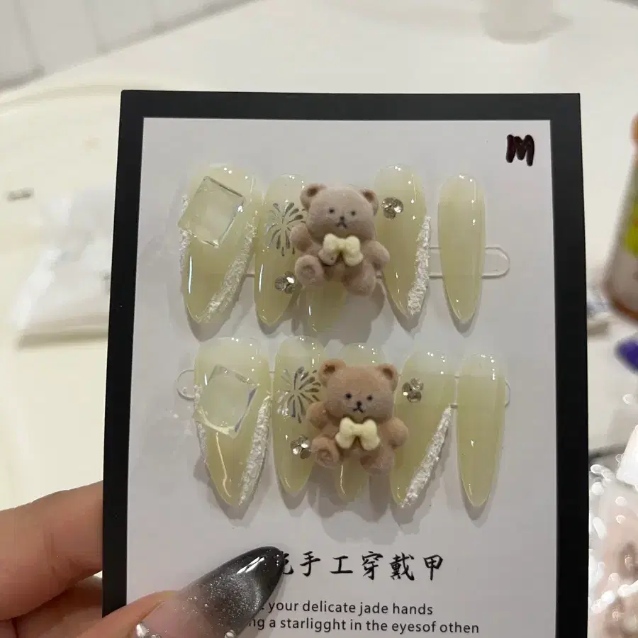 수제네일팁 m