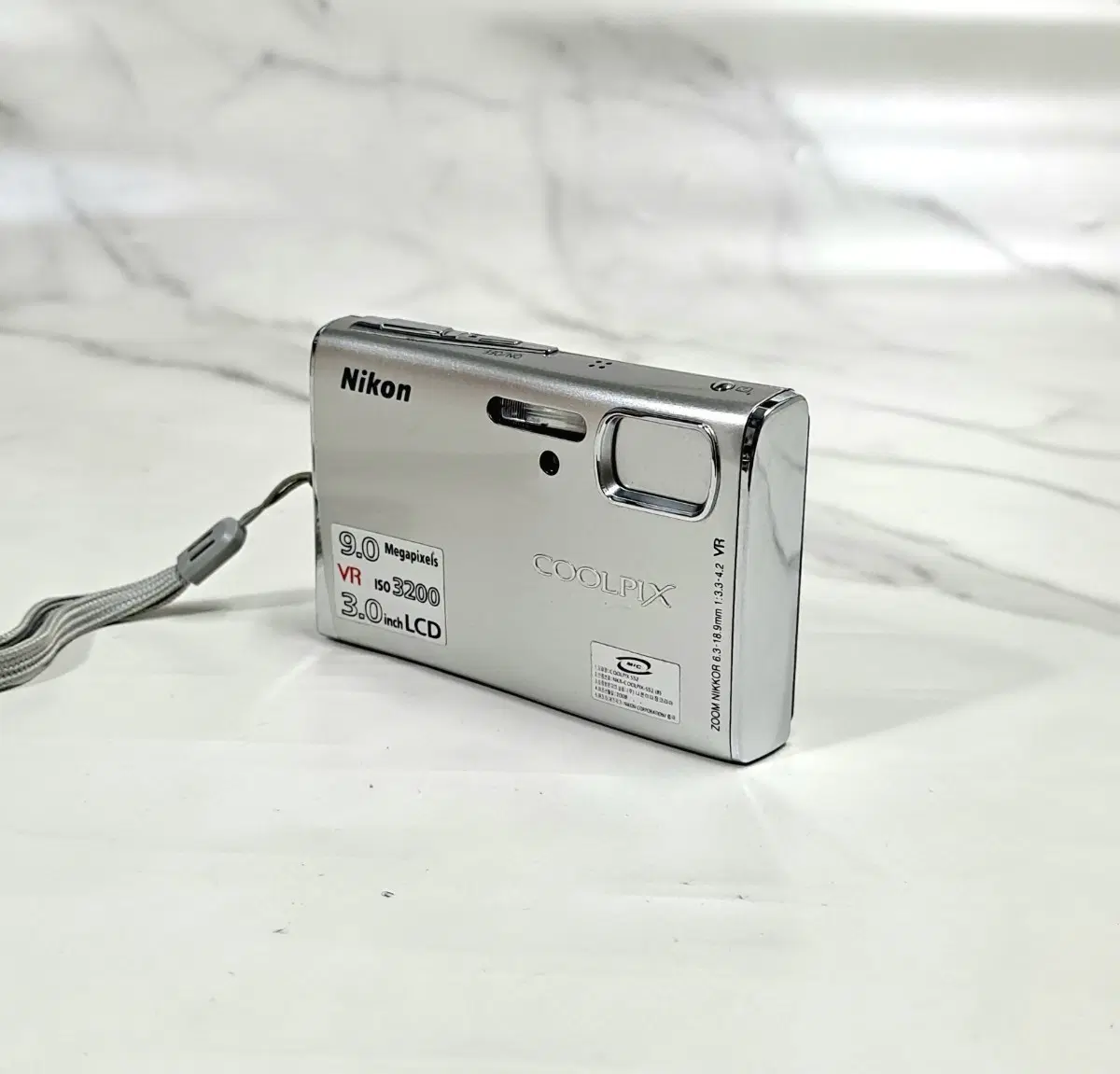상태좋음! 니콘 쿨픽스 Nikon Coolpix S52 실버 빈티지 디카
