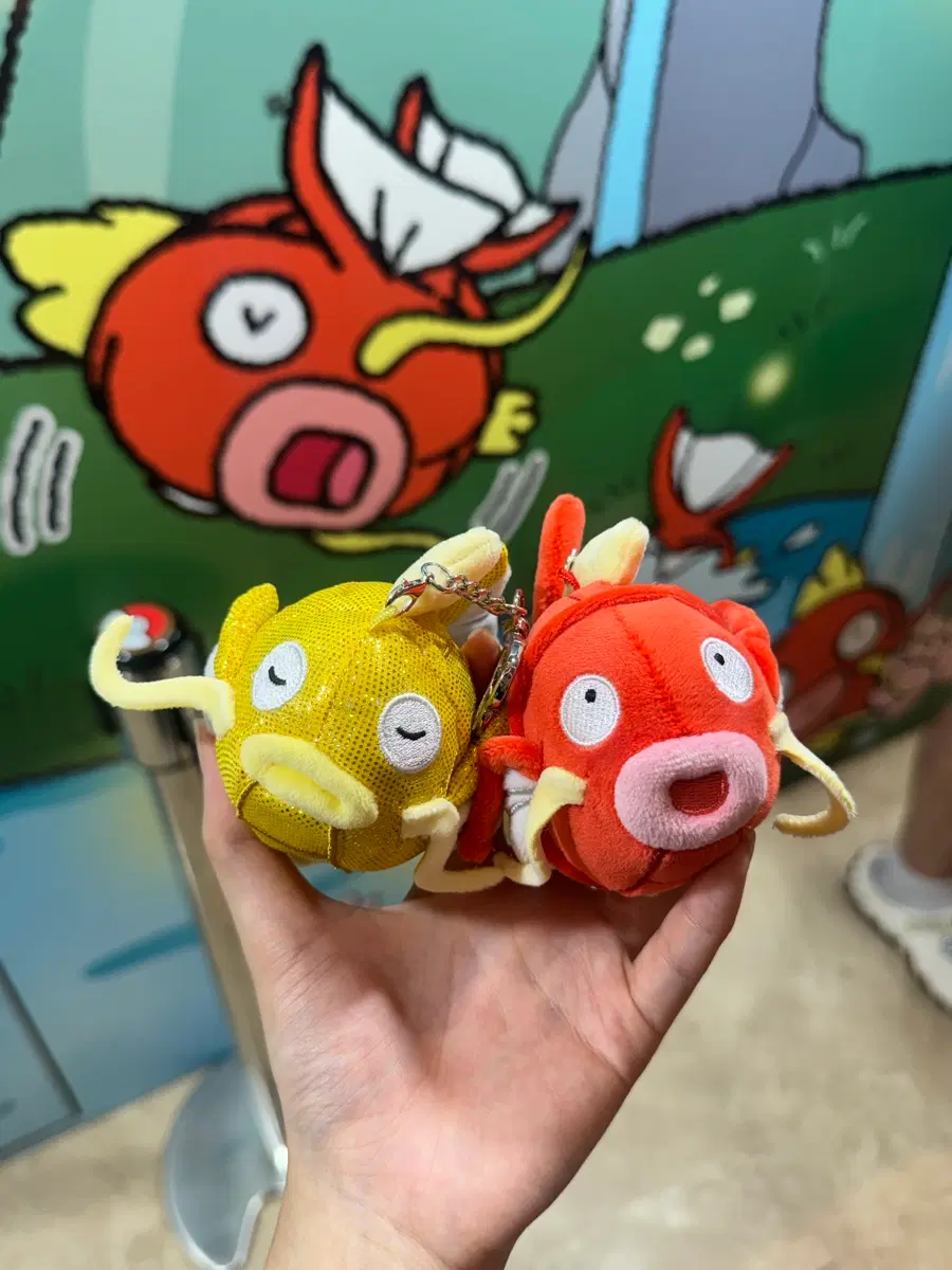 포켓몬스터 잉어킹 스트레스볼 키링 2개 세트