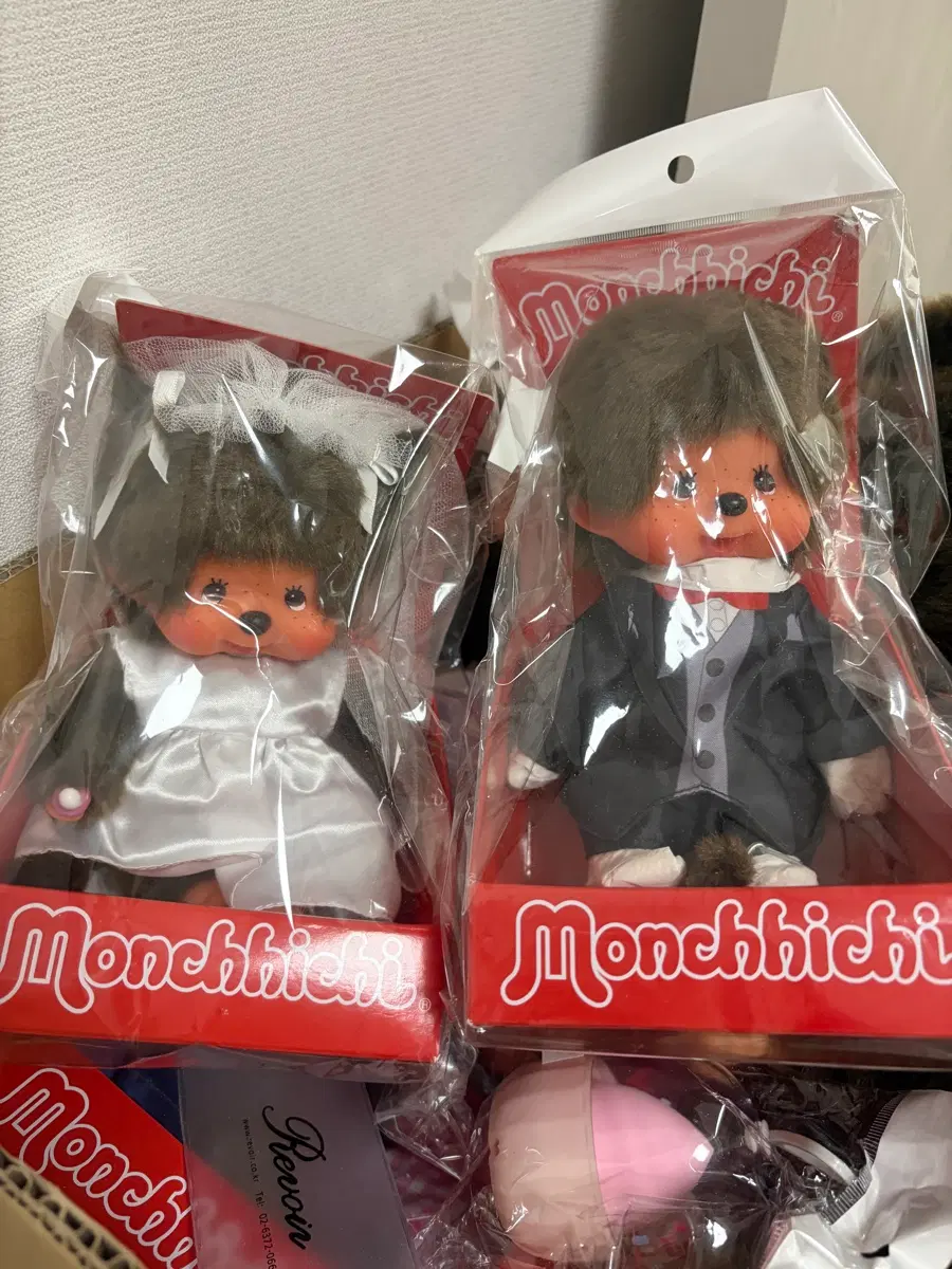 몬치치 웨딩 인형 세트 웨딩치치