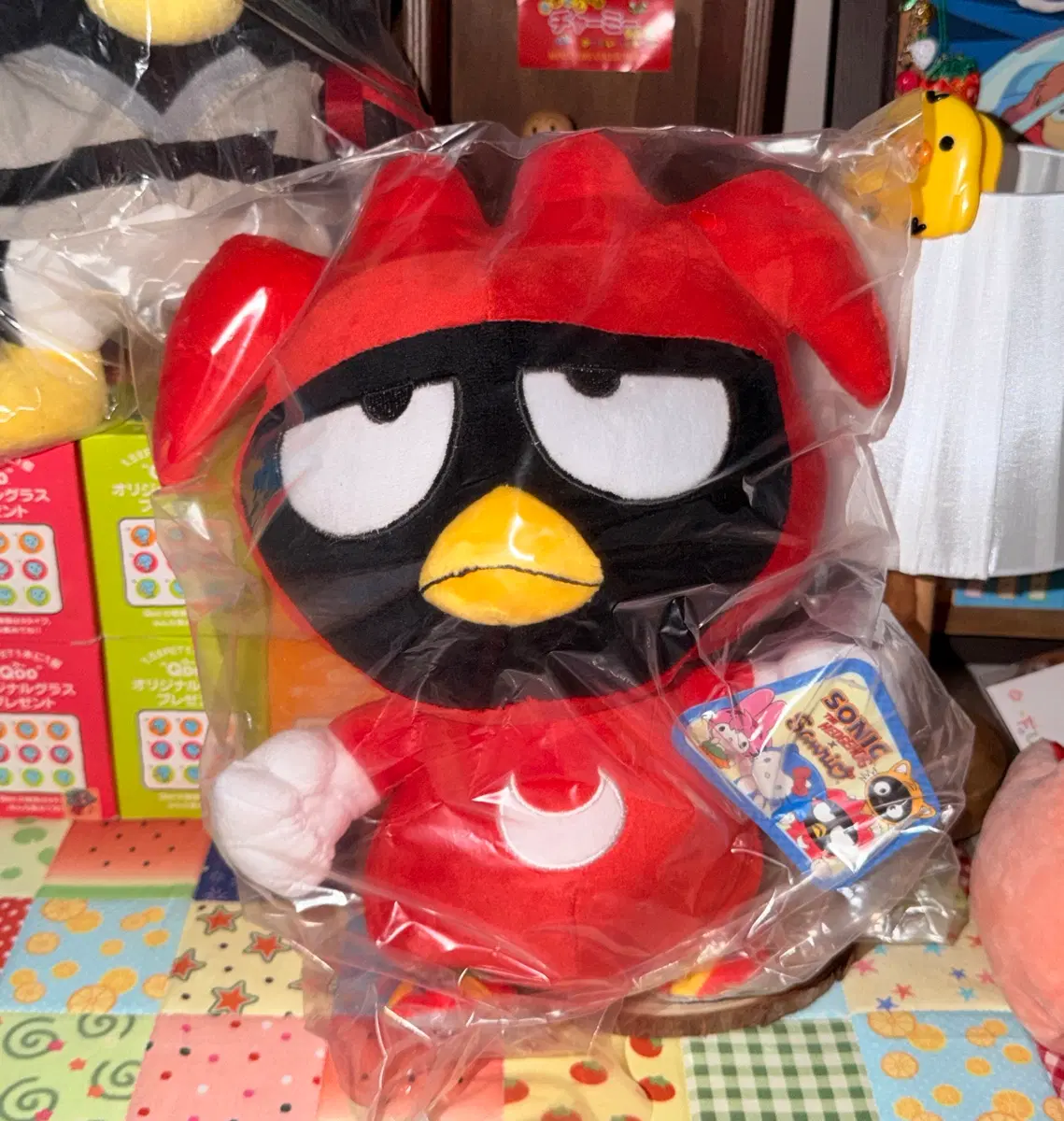 유일매물) 레어 소닉x배드바츠마루 10인치 인형 토요나미 산리오