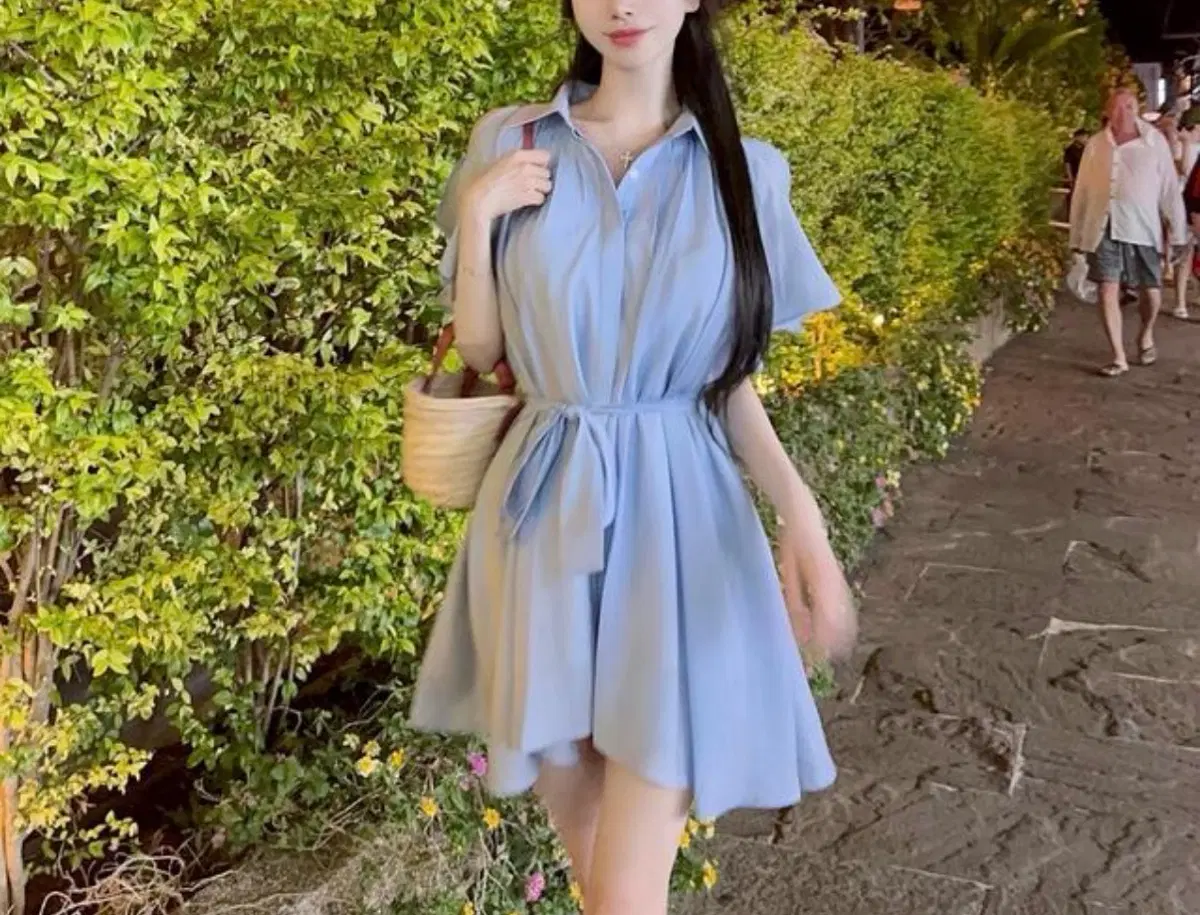 메이윤 2023 여름 셔츠원피스 m 기본기장