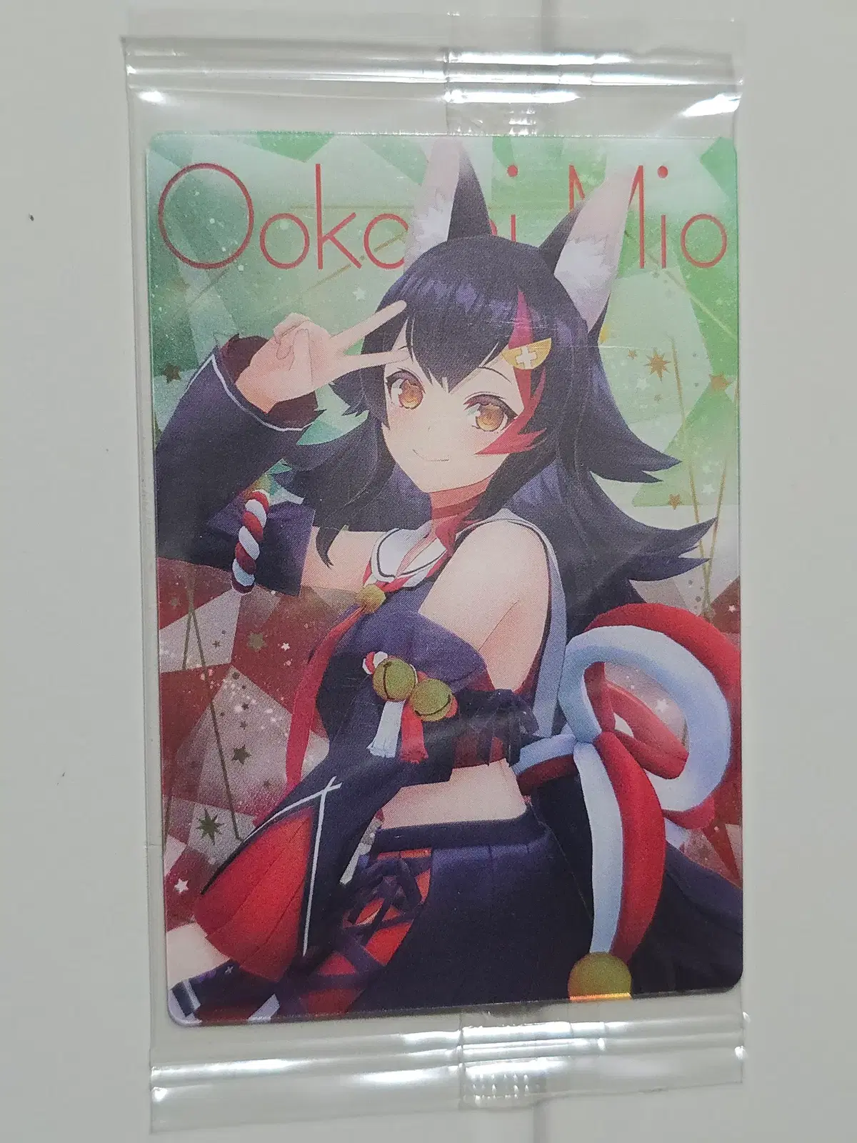 오오카미 미오 홀로라이브 웨하스 카드