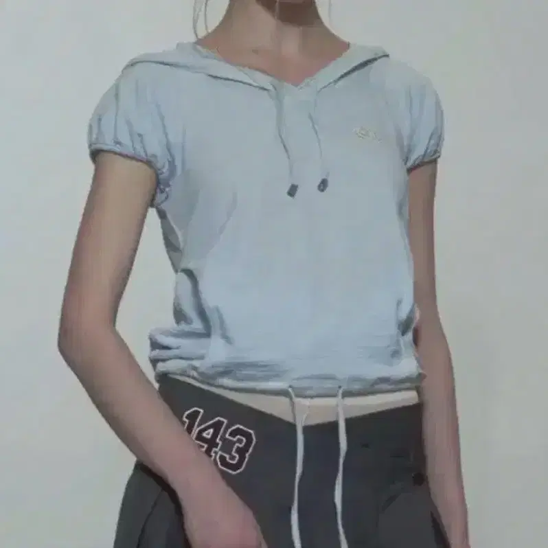 스컬프터_후디 반팔 하늘색 (s)