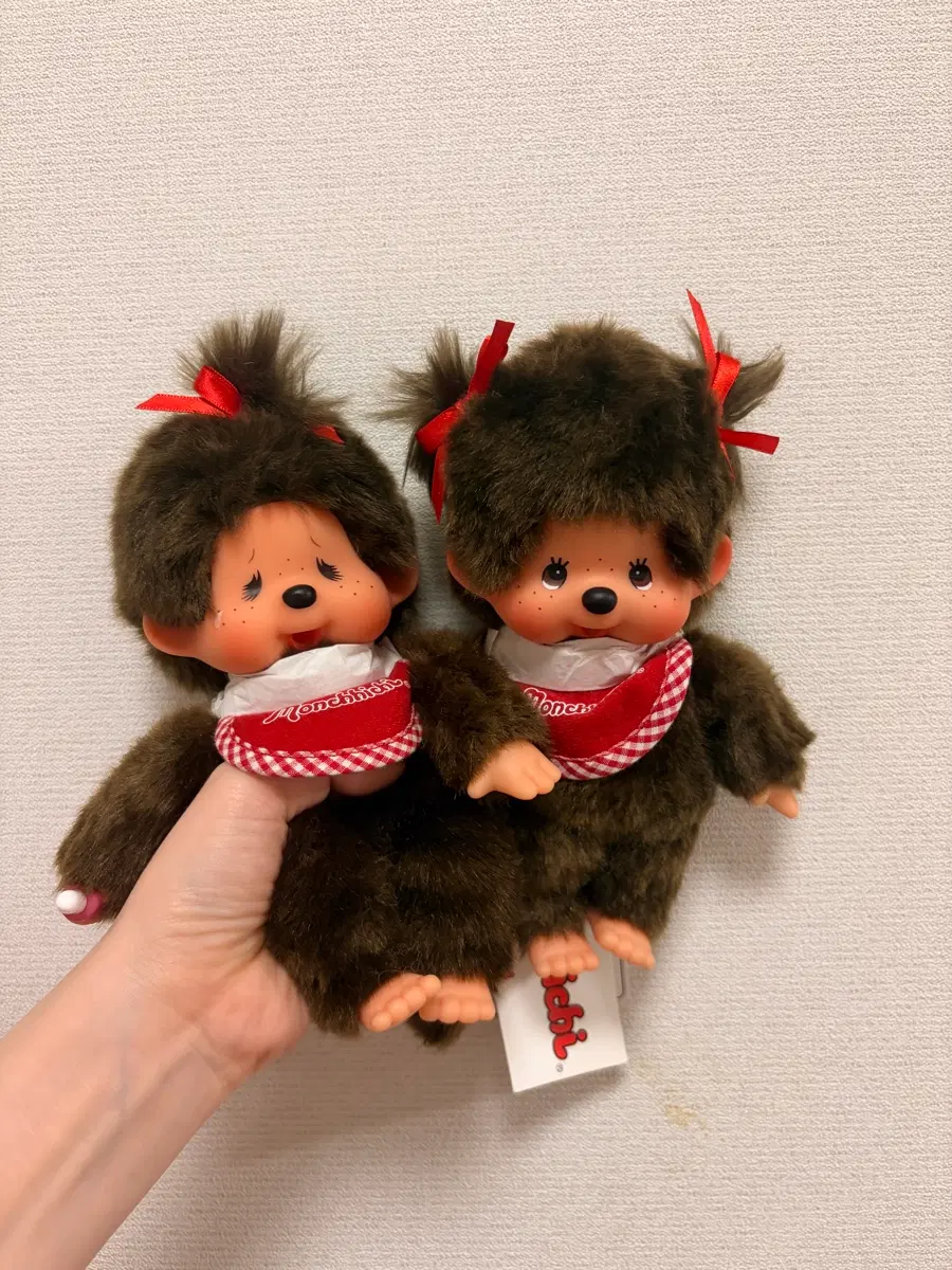 몬치치 프리미엄 스탠다드 S 브라운 여아가 기본/트윈테일