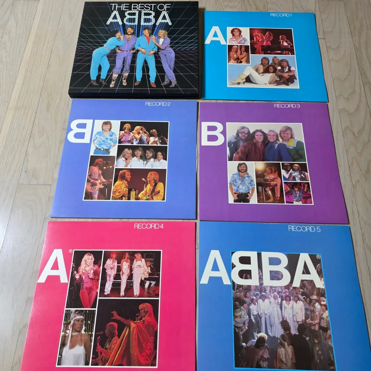 아바(ABBA)<The Best of ABBA> 박스반 5LP (영국반)