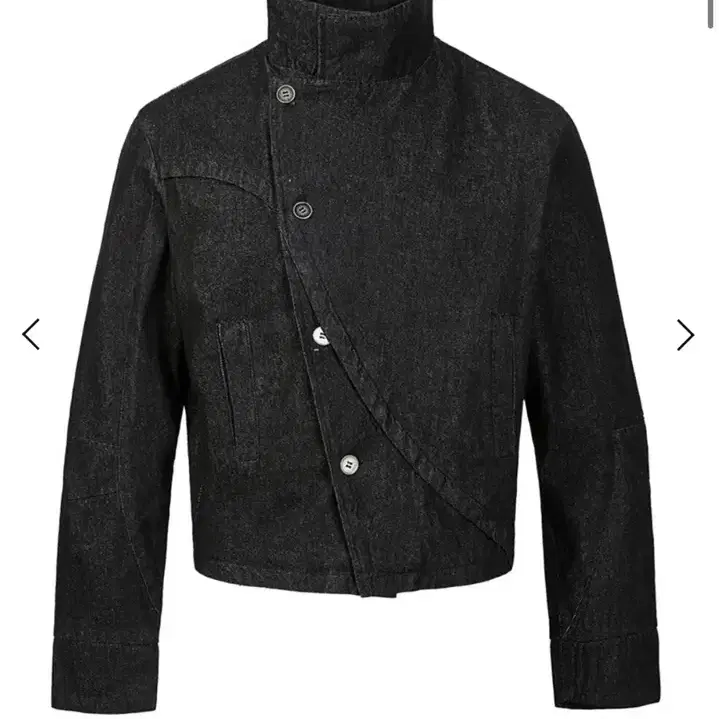 비엑세스 Asymmetric High Neck Jacket