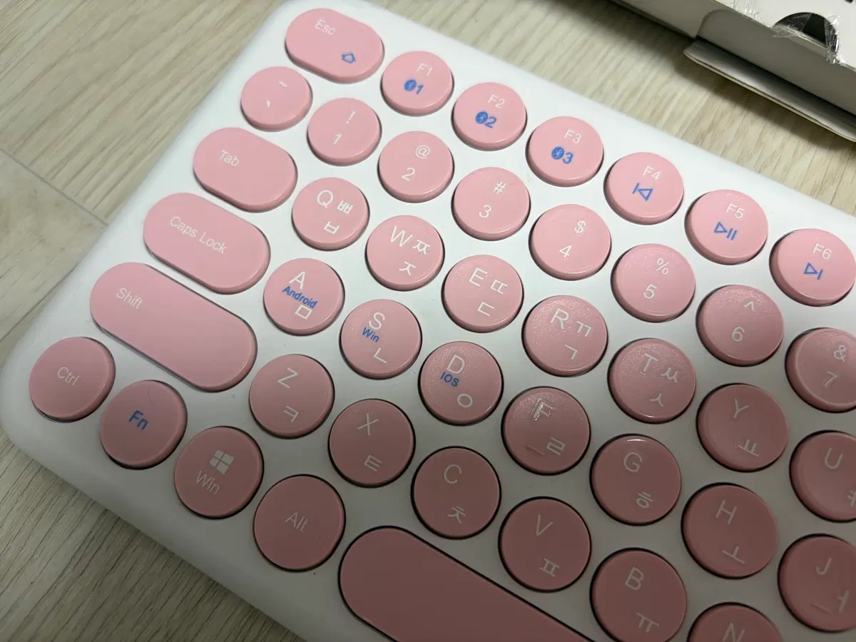 inote 블루투스 키보드 핑크