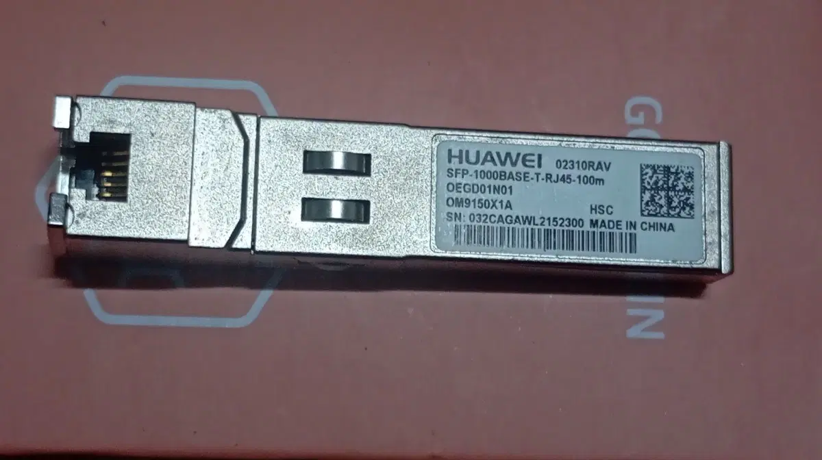 화웨이 SFP-1000BASE-T-RJ45-100m OM9150X1A 미사용품