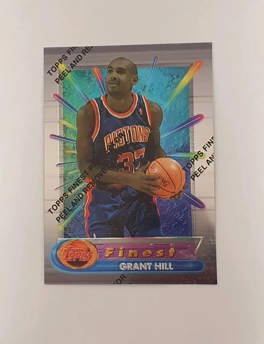 1994-95 탑스 파이니스트 루키카드 그랜트 힐 Topps Finest RC Grant Hill NBA