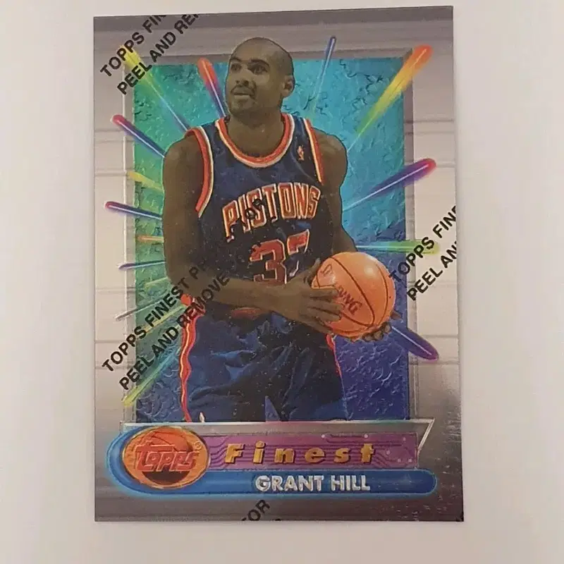 1994-95 탑스 파이니스트 루키카드 그랜트 힐 Topps Finest RC Grant Hill NBA