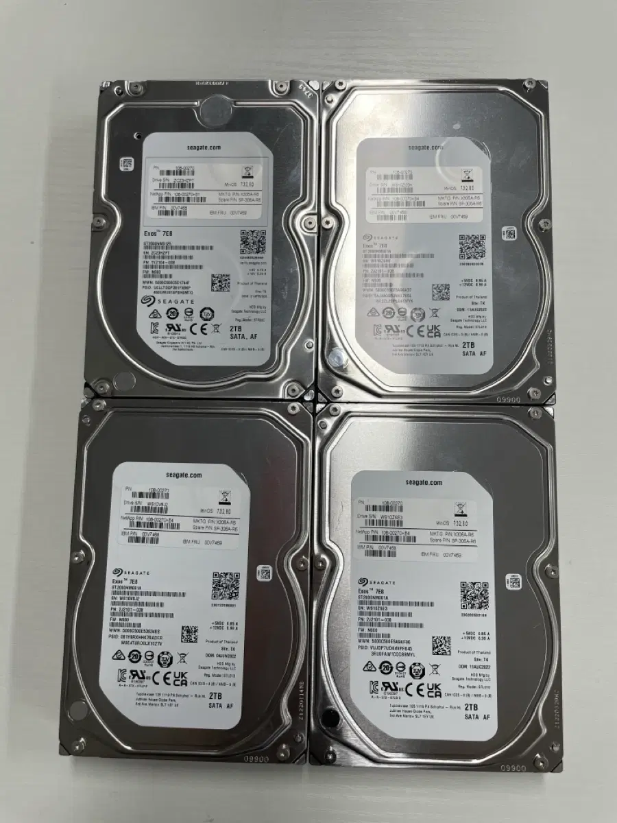 씨게이트 하드디스크 hdd exos 7e8 2TB 서버용 스토리지