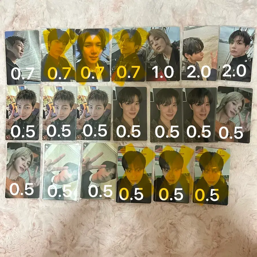 방탄 포카 양도