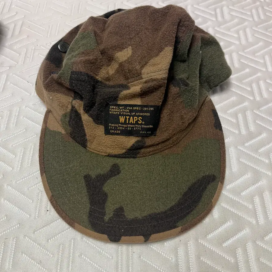 더블탭스 WTAPS 카모 플란넬 캠프캡(172MYDT-HT02)