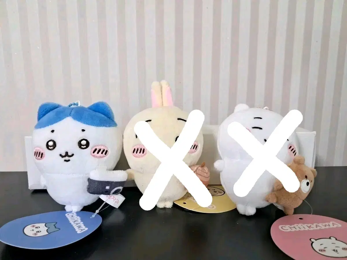 먼작귀 치이카와 우사기 하치와레 인형 키링 새상품