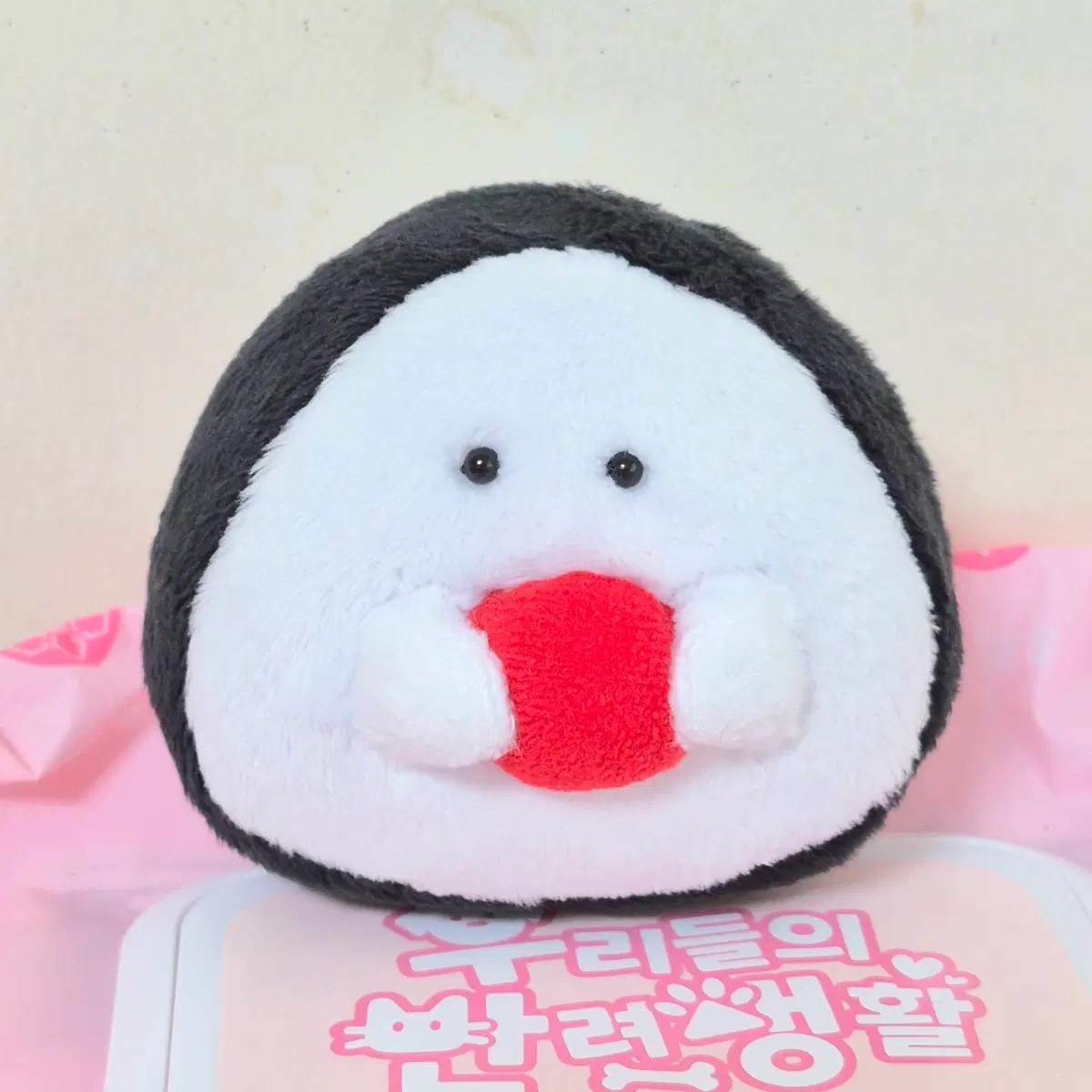 고전 빈티지 우메보시 매실 오니기리 주먹밥 삼각김밥 인형