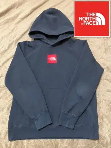The North Face 박스 로고 후드티