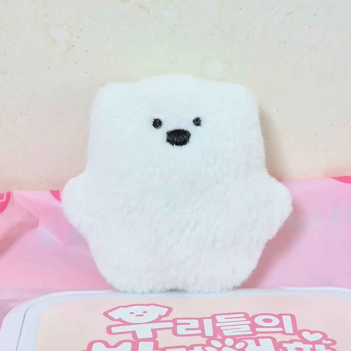 고전 빈티지 북극곰 폴라베어 마그넷 자석 마스코트 인형
