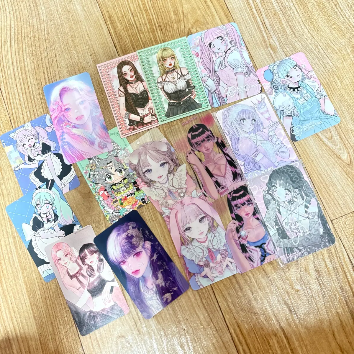 각종 일러스트 포토카드