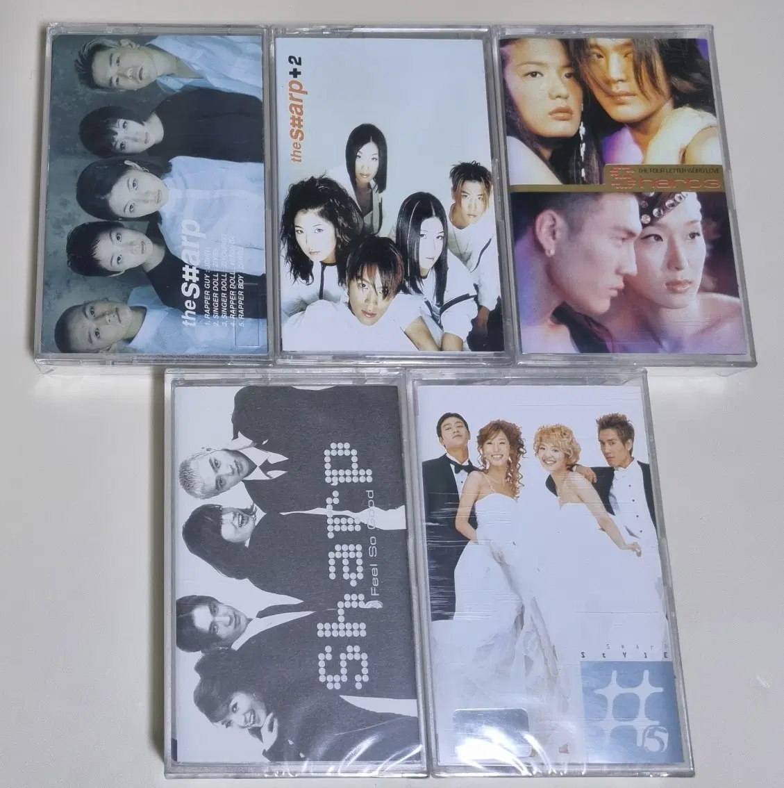 샵 1-5집 5TAPE (미개봉 카세트테이프)