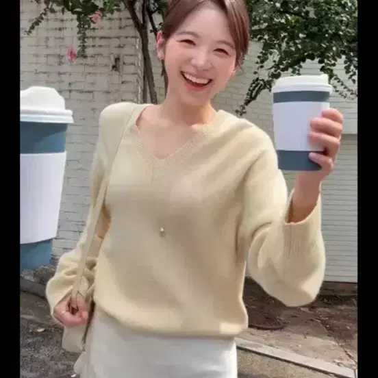 sie 시에 베이루즈니트 텐더레몬 + 새틴치마 새트