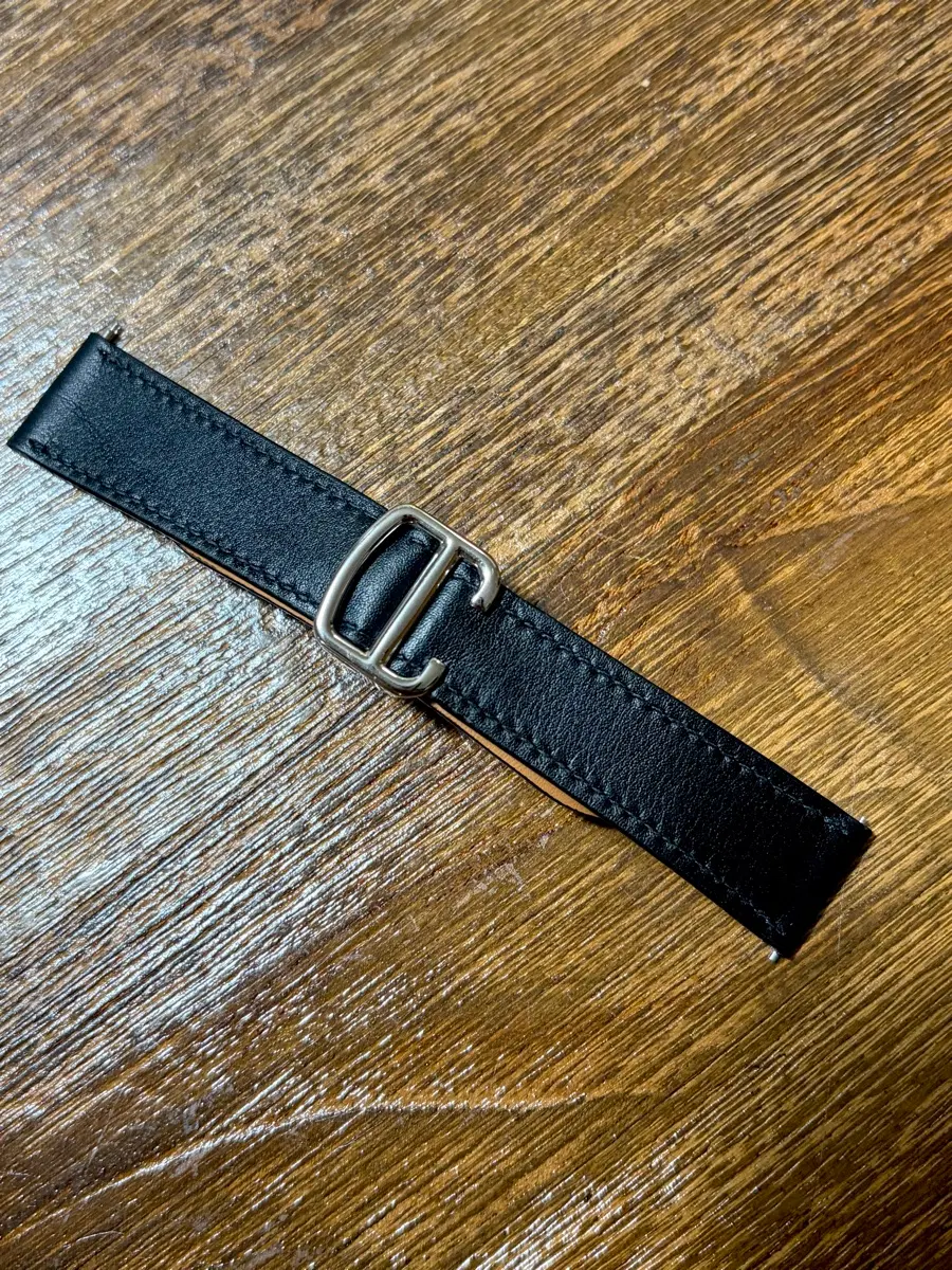 ather 갤럭시워치 가죽밴드 매트블랙 20mm