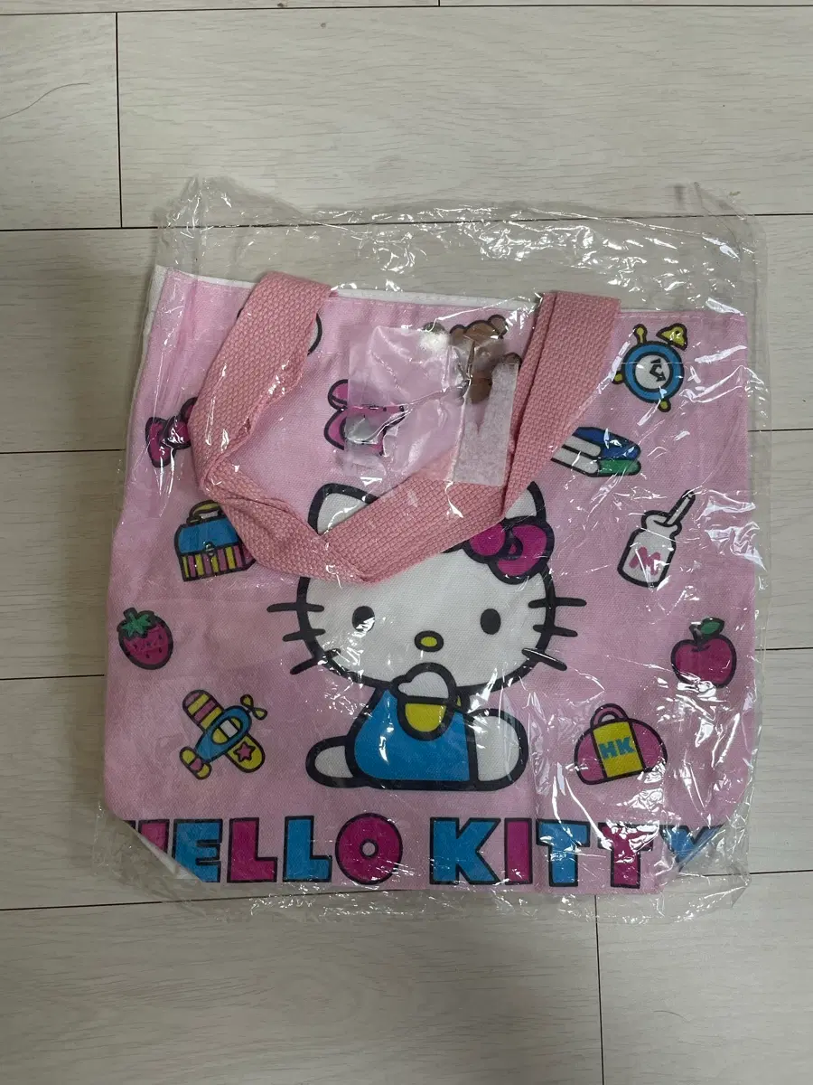 헬로키티 핑크 에코백