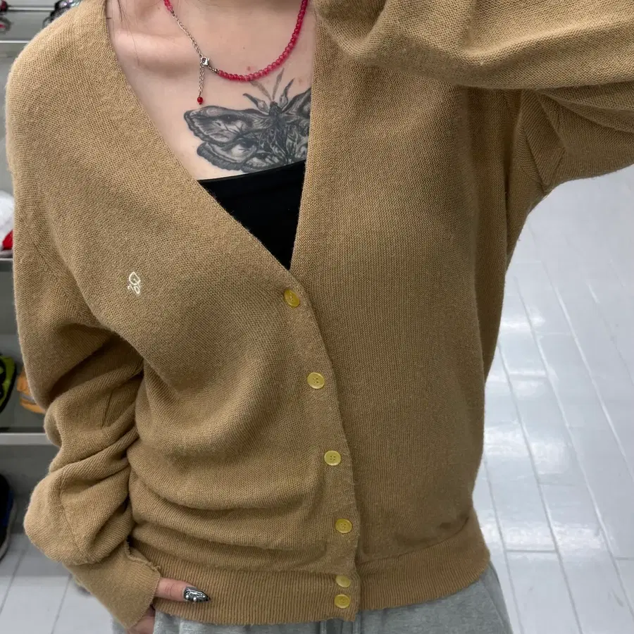 (M) 크리스찬 디올 무슈 90's 오를론 아크릴 가디건