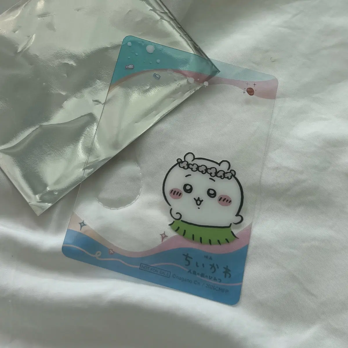 치이카와 영화 랜덤 굿즈 인어의 섬 투명포카 가챠 크레인 인형뽑기