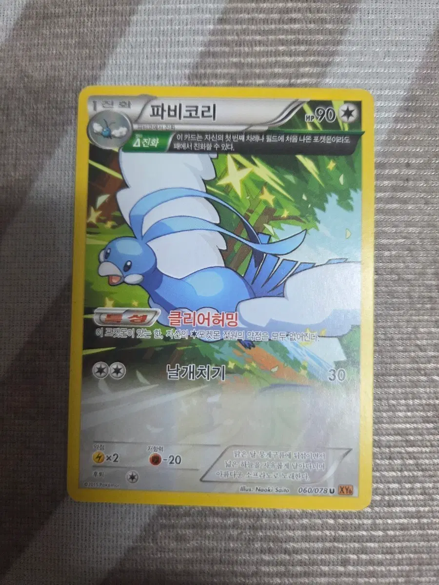 포켓몬 카드 파비코리 XY