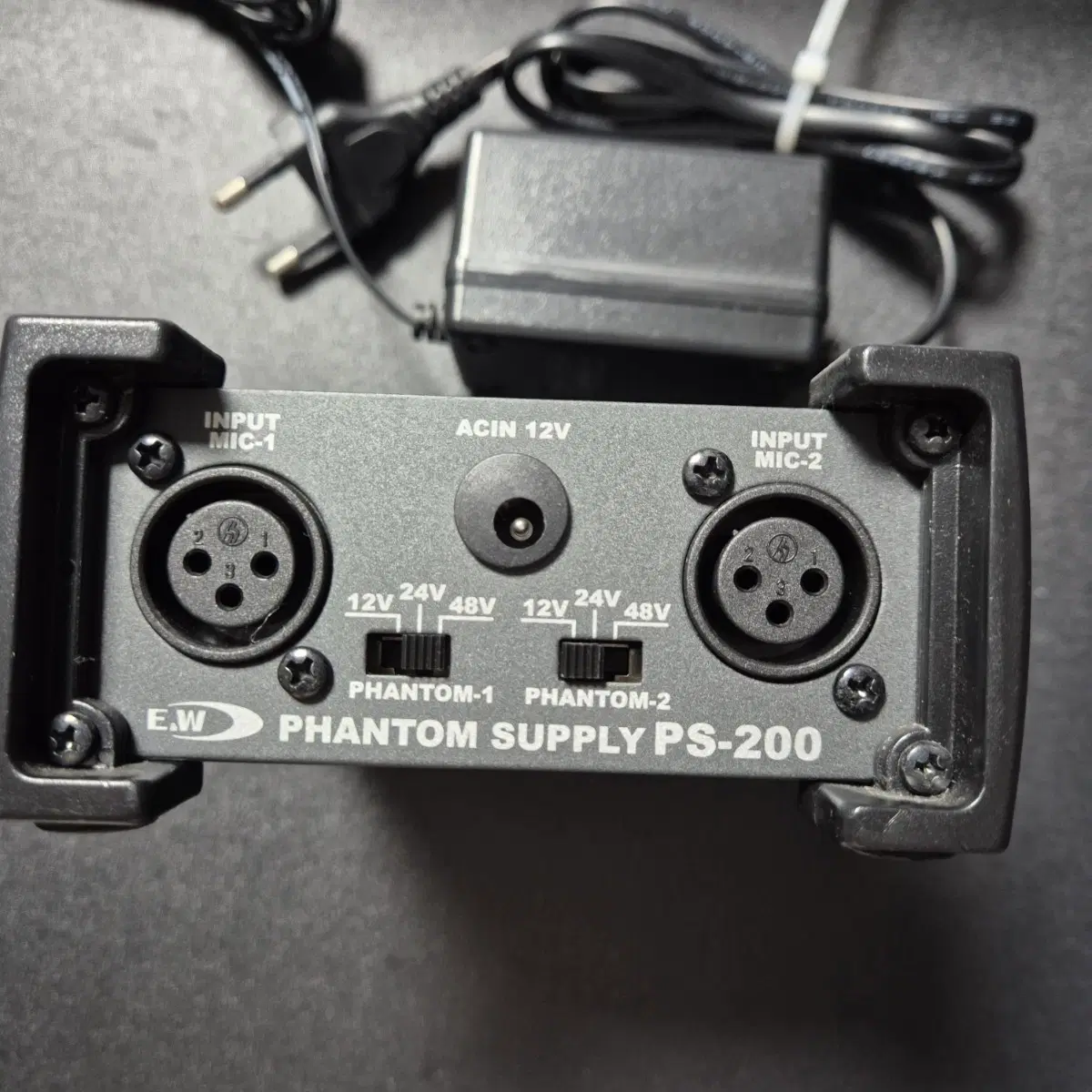 E.W 팬텀 파워 서플라이 PS-200 xlr 전원공급기