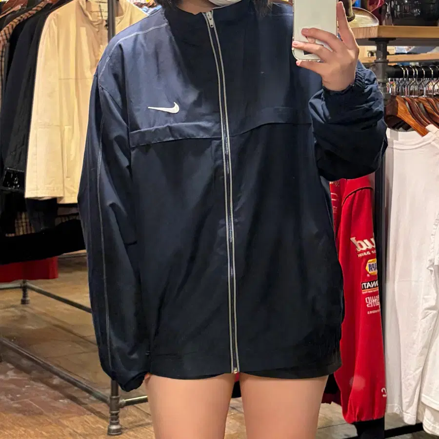 [HI] 나이키 바람막이 네이비